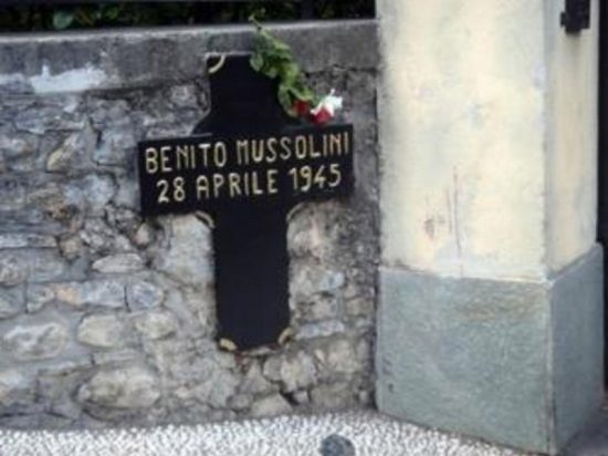 Mussolini's death place