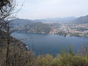 Beautiful viewpoint over Cernobbio and Lake Como