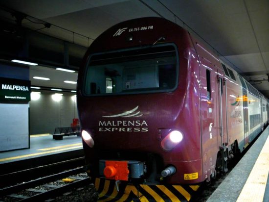 Zug von Malpensa nach Como