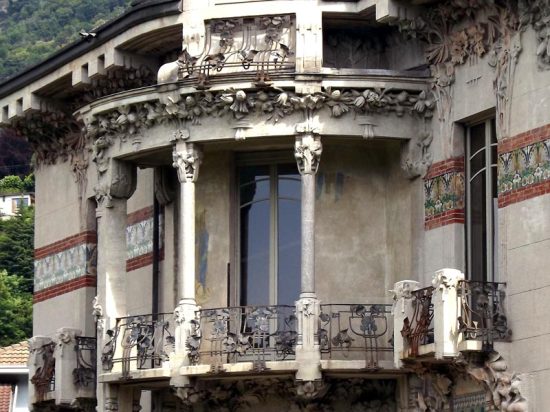 Balcony of Villa Bernasconi, Lake Como